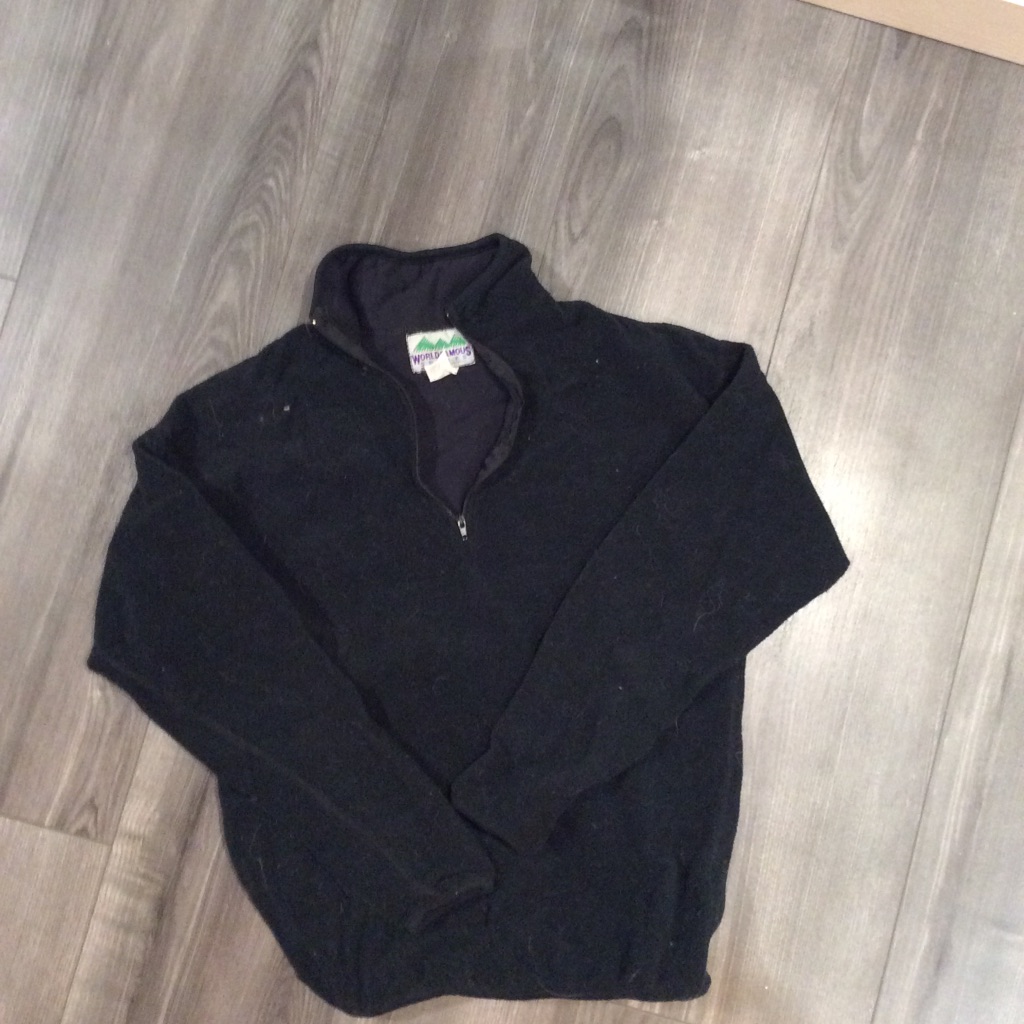 Black Winter Pullover/Layer Top